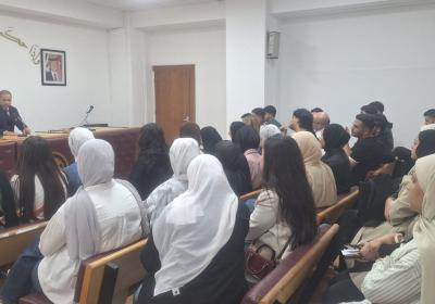 لقاء الطلبة المستجدين في رحاب كلية الحقوق بجامعة فيلادلفيا لعام ٢٠٢٥